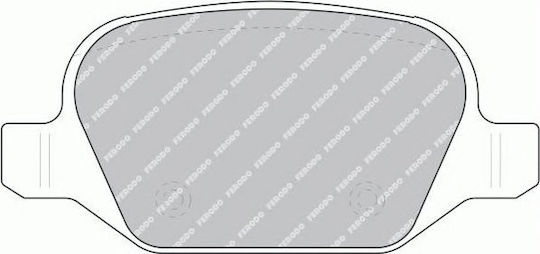 Ferodo Brake Pad Rear 4pcs for Alfa Romeo Alfa 147 / Alfa 156 Lancia Dedra / Lybra