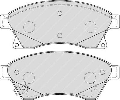 Ferodo Σετ Τακάκια Εμπρός 4τμχ για Chevrolet Aveo / Cruze Opel Astra J