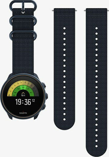 Suunto 9 Baro Titanium 50mm Αδιάβροχο Smartwatch με Παλμογράφο (Granite Blue Titanium)