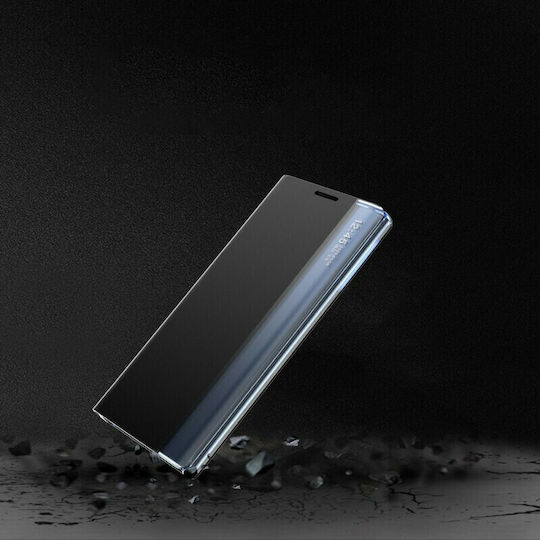 Powertech Buchen Sie Synthetisches Leder Schwarz (Galaxy A02s)