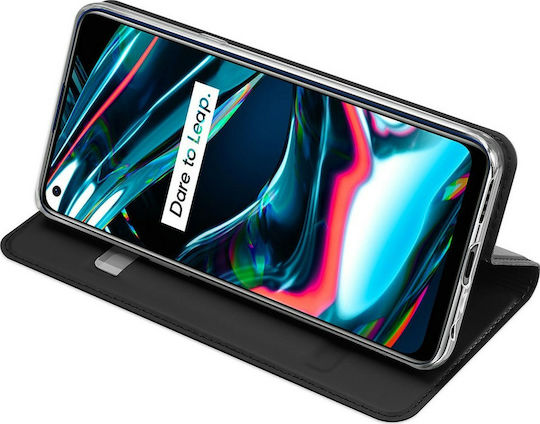 Dux Ducis Skin Pro Книга Изкуствена кожа Черен (Realme 7 Pro)