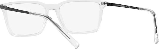 Armani Exchange Прозрачен Мъжки Ацетатен Рамки За Очилата AX3077 8333