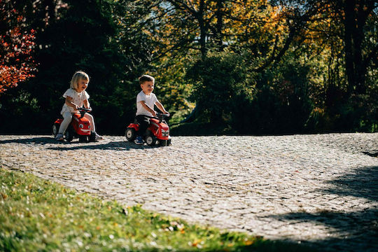 Kinderfahrzeug mit Traktor Massey Ferguson Fuß zu Boden mit Anhänger und Pedal Rote für 1+ Jahre