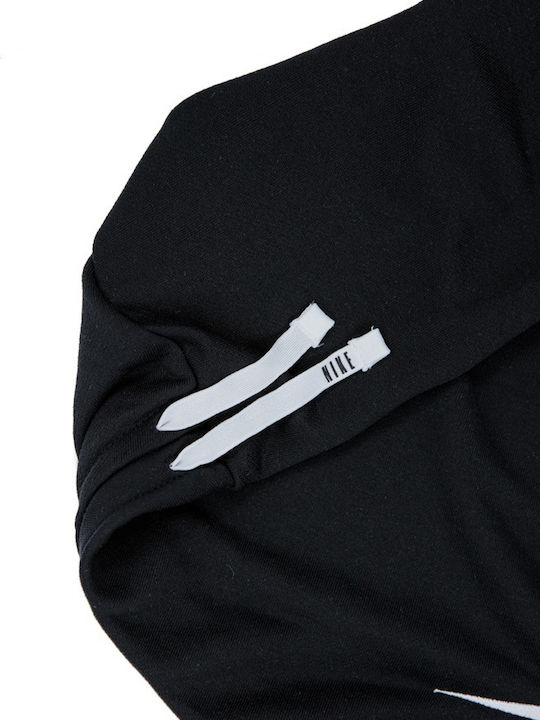 Αθλητική Παιδική Ζακέτα Φούτερ Dri-Fit με Κουκούλα Μαύρη STUDIO