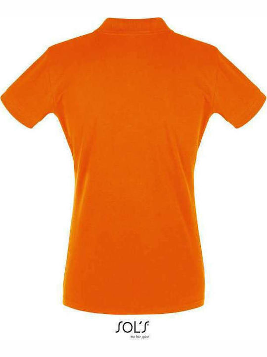 Sol's Perfect Women's Short Sleeve Promotional Blouse Orange 11347-400