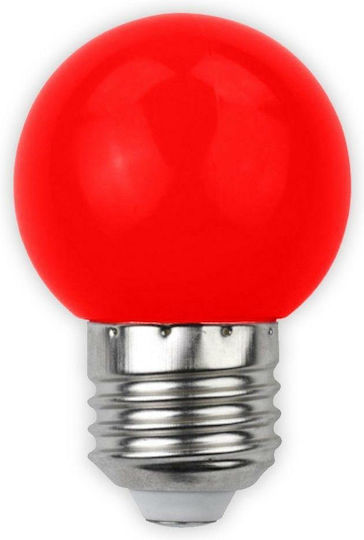 Avide ABDLG45-1W-R LED Bulb 1W 70mm for Socket E27 and Shape G45 Red 30lm