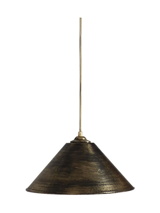 Heronia CONOS/30 BR 1/L Pendant Light Suspension for Socket E27 Bronze