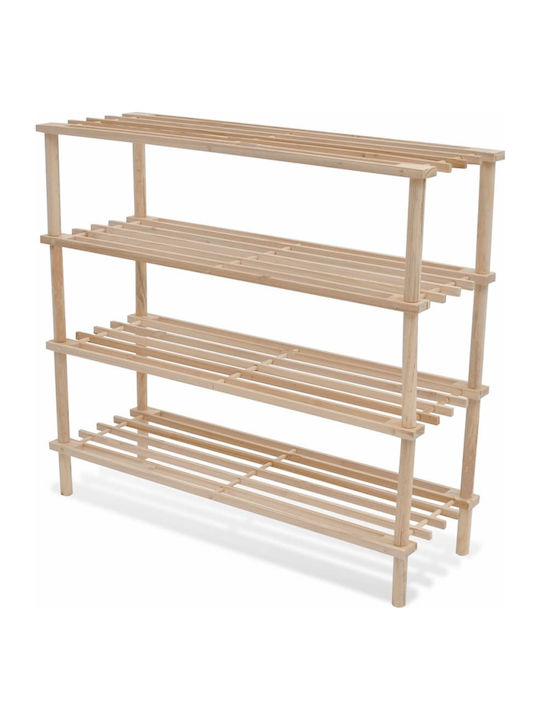 Shoe Organizer with 3 Shelves S/2 74x26x67.5cm