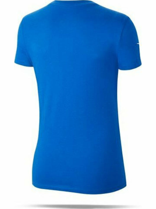 Nike Park 20 Γυναικείο Αθλητικό T-shirt Μπλε