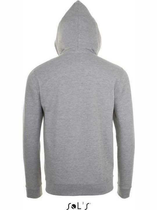 Sol's Stone Neto Men's Long Sleeve Promotional Sweatshirt Grey Melange 01714-360