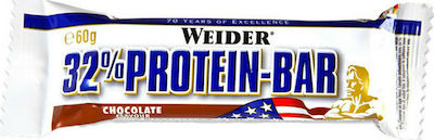 Weider Protein Μπάρα με 32% Πρωτεΐνη & Γεύση Σοκολάτα 12x60gr