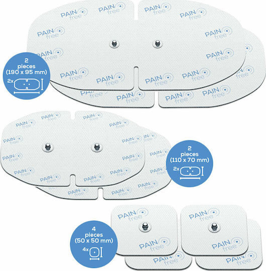 Beurer EM 70 BT Wireless EM-70R-SET Spare Electrodes for Muscle Stimulator 8pcs