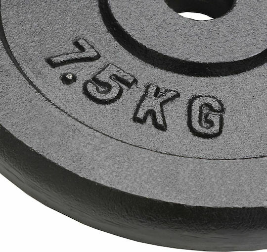 vidaXL Σετ Δίσκοι Μεταλλικοί 4 x 7.5kg Φ30mm