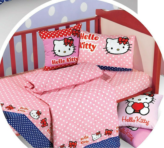 Nima Hello Kitty 302 Baby Quilt Baumwolle Rosa 110x140cm