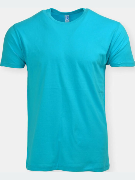 JHK TSRA-150 Ανδρικό Διαφημιστικό T-shirt Κοντομάνικο σε Τιρκουάζ Χρώμα