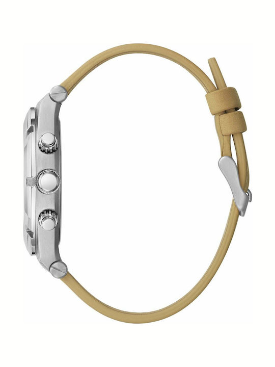 Horlogerie Continental cu Curea din Piele și Mecanism cu Baterie