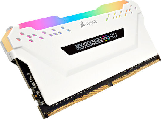 Corsair Vengeance RGB Pro White 32GB DDR4 RAM cu 2 module (2x16GB