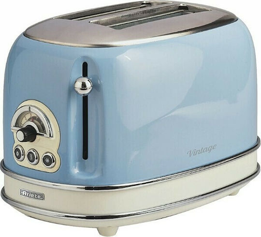 Ariete Vintage Prăjitor de pâine 2 sloturi 810W Albastru
