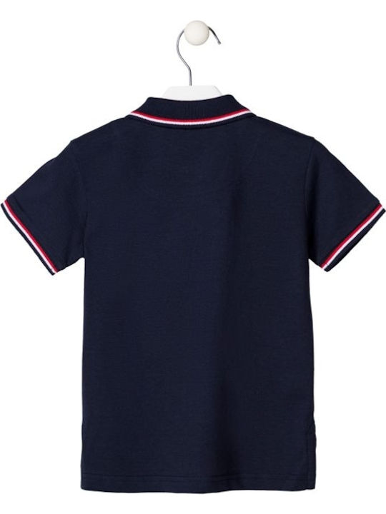 Losan Kids Polo Short Sleeve Blue