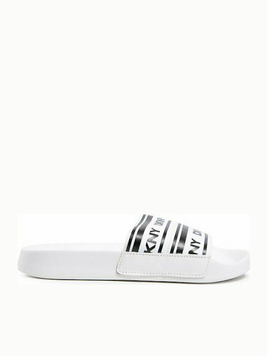 DKNY Zale K1146573 Slides σε Λευκό Χρώμα