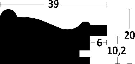 Nielsen Κορνίζα Ξύλινη 30x30
