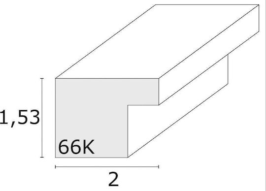 Deknudt S66KA3 Multi Wall-mounted Wooden Frame with Black Frame