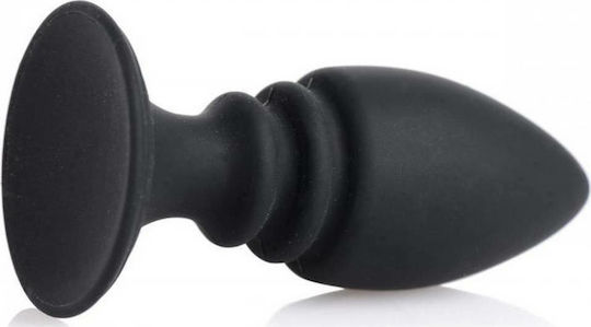 XR Male Cock Ring Harness With Silicone Anal Plug Cock Ring Cock Silicon cu Ineluri pentru penis Negru