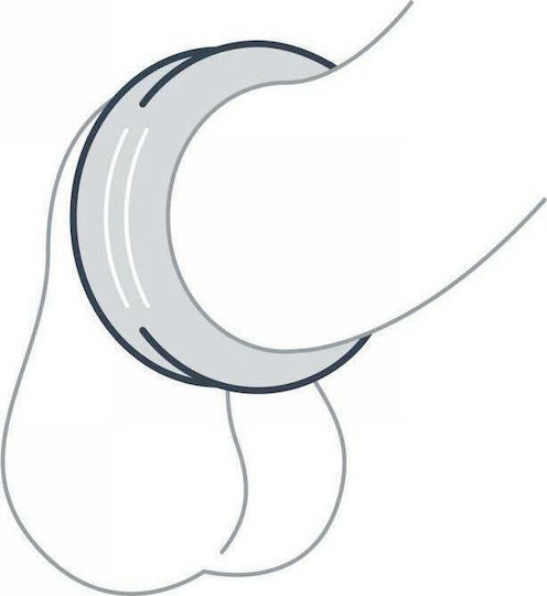Boners Double Design Cock Ring Grey
