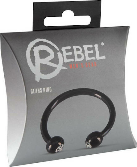 You2Toys Rebel Penisring Metallisch Schwarz
