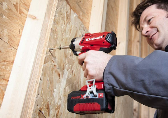 Einhell Set Impact Drill Driver & Impact Screwdriver Brushless 18V with 2 Batteries 2Ah - 4Ah and Case