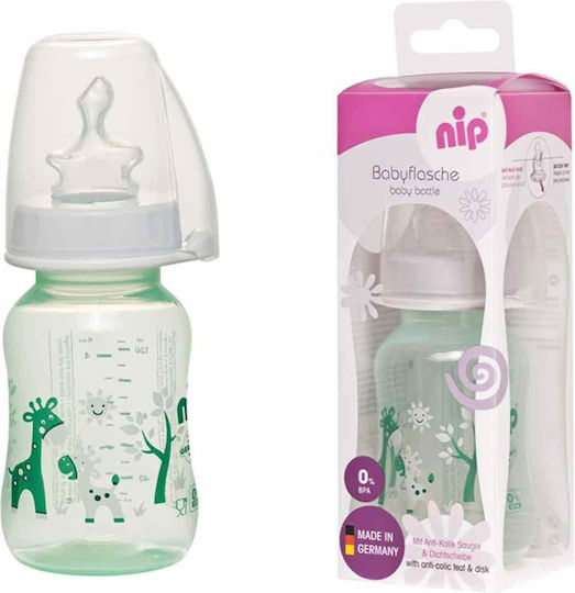 Nip Пластмасово Бебешко Шише Standard Против Колики със Силиконов Биберон за 0+, 0+ m, месеци 125мл 1723