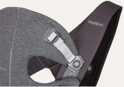 BabyBjorn Classic Carrier Mini 3D Jersey Dark Grey with Maximum Weight 11kg