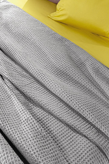 Guy Laroche Eternity Decke Piqué Moné 160x240cm Silber