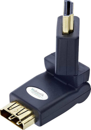 Inakustik 0045217 Convertor HDMI Masculin În HDMI Masculin 1 Bucată