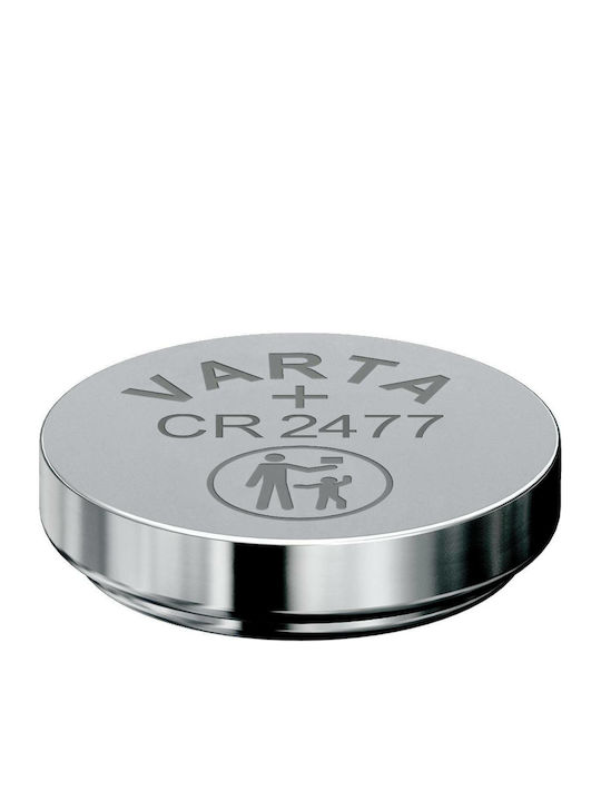 Varta Μπαταρία Λιθίου Ρολογιών CR2477 3V 1τμχ