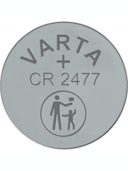 Varta Μπαταρία Λιθίου Ρολογιών CR2477 3V 1τμχ