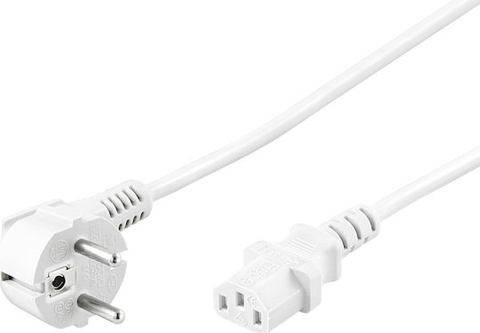 Goobay Schuko - IEC C13 Kabel 2.5m Weiß (96031)