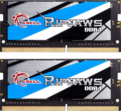 G.Skill Ripjaws 16GB DDR4 RAM με 2 Modules (2x8GB) και Ταχύτητα 2800 για Laptop