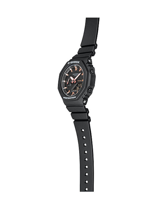 Casio G-shock Women's Watch Chronograph with Black Rubber Strap