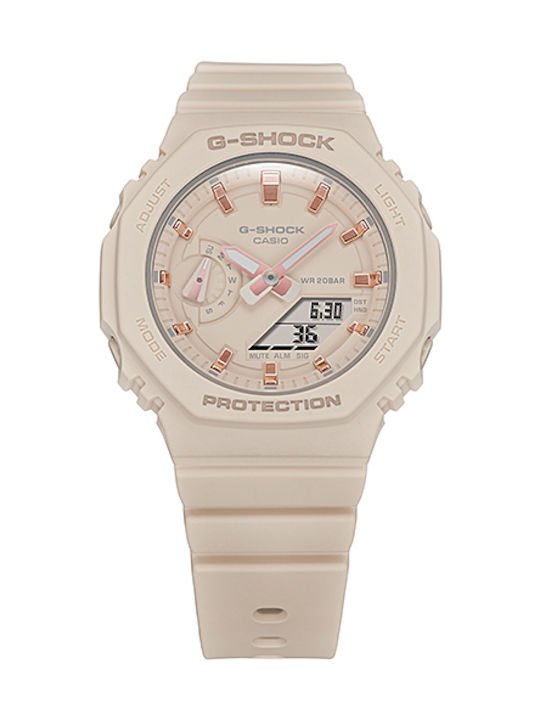 Casio G-shock Ρολόι Μπαταρίας με Καουτσούκ Λουράκι