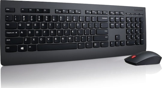 Lenovo Professional Wireless Keyboard and Mouse Combo Tastatur & Maus Set Griechisch