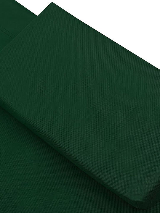 Liegestuhl Metallisch mit Textilene-Stoff & Sonnenschirm Green 200x90x112cm.