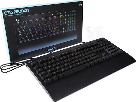 Logitech G213 Prodigy Tastatură De Gaming Cu Iluminare RGB Limba Tastaturii Engleză UK