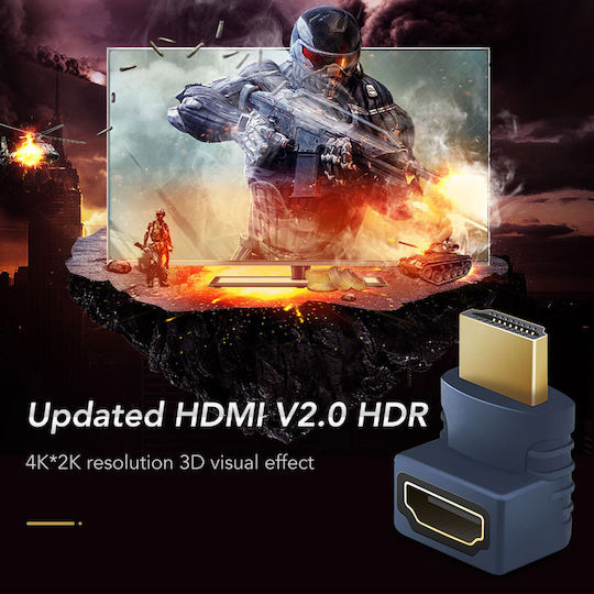 Cabletime AV599 Converter HDMI male to HDMI female Blue 1pcs