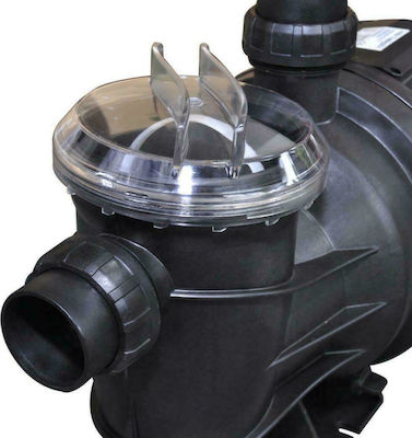 vidaXL Pompa pentru piscină de filtrare Cu o singură fază cu putere de 1.6hp și debit maxim de apă 9000 litri/oră