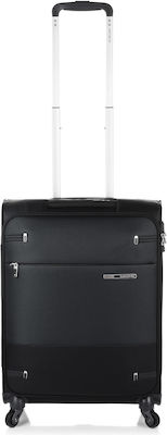 Samsonite Base Boost Cabin Travel Suitcase Fabric Black with 4 Wheels Height 55cm.