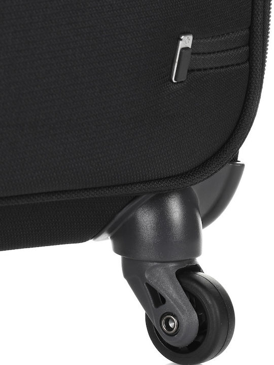 Samsonite Base Boost Spinner Koffer Kabine Stoff Schwarze mit 4 Räder Höhe 55cm
