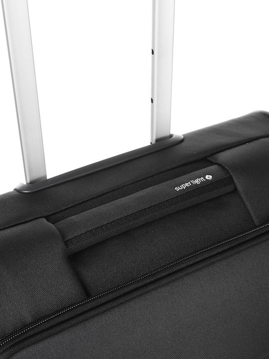 Samsonite Base Boost Spinner Koffer Kabine Stoff Schwarze mit 4 Räder Höhe 55cm