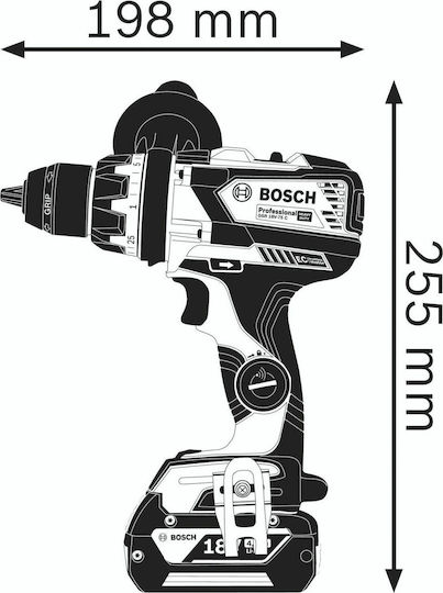 Bosch GSR 18V-110C Akkuschrauber Batterie Solo Bürstenlos 18V