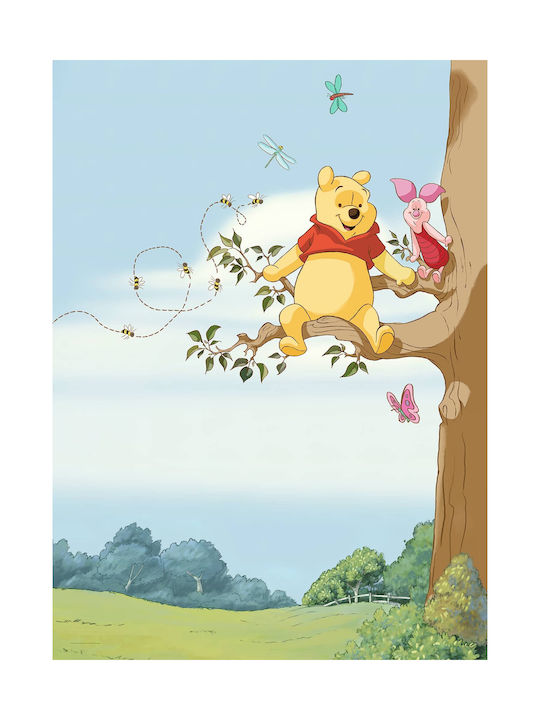 Komar Kinder Tapete Stoff Winnie Pooh Tree B184xH254cm